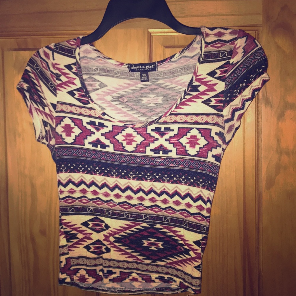 Pattern crop top